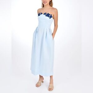 FANM MON Lorr Dress in Light Lagoon Blue size xl